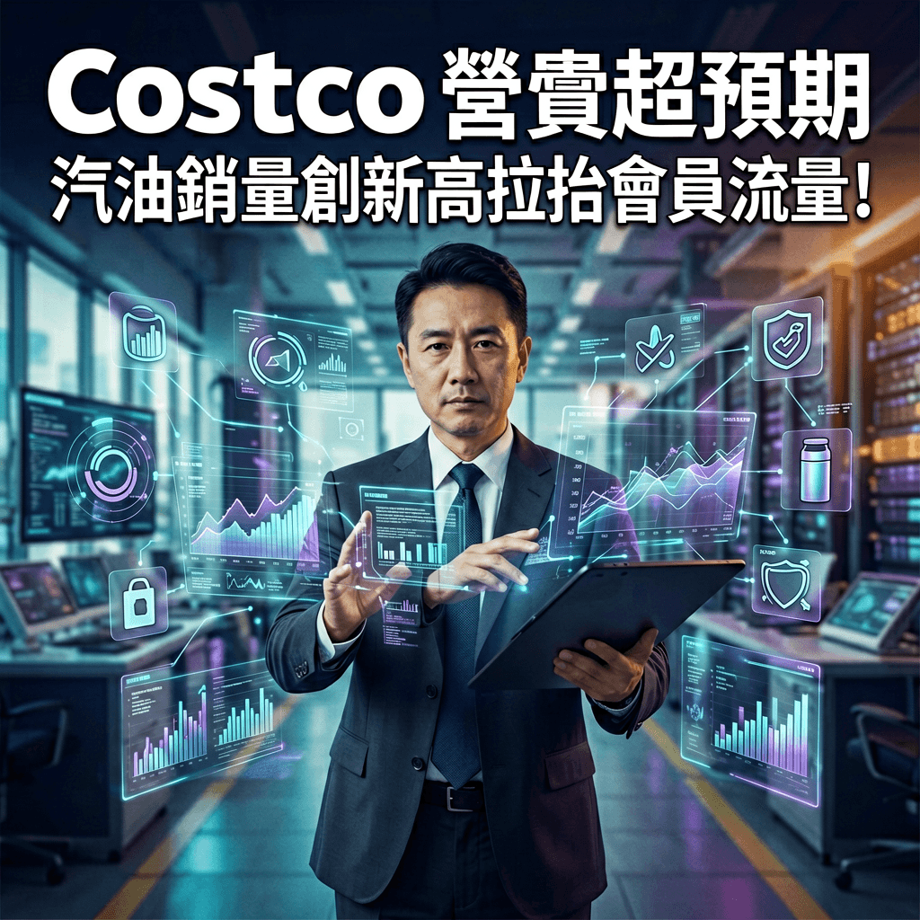 AI焦點｜Costco營收超預期，汽油銷量創新高拉抬會員流量！AI 技・Coinbase CEO-Backed NewLimit C・伊隆·馬斯克的SpaceX為確保IPO前的股票代碼支付費用