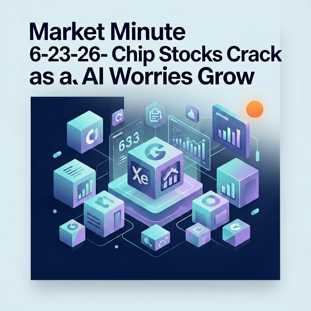 AI焦點｜Market Minute 6-23-26- Chip St・US AI stock sell-off shakes ma・別再執著Palantir了：這家企業軟體巨頭才是閉眼買的選擇