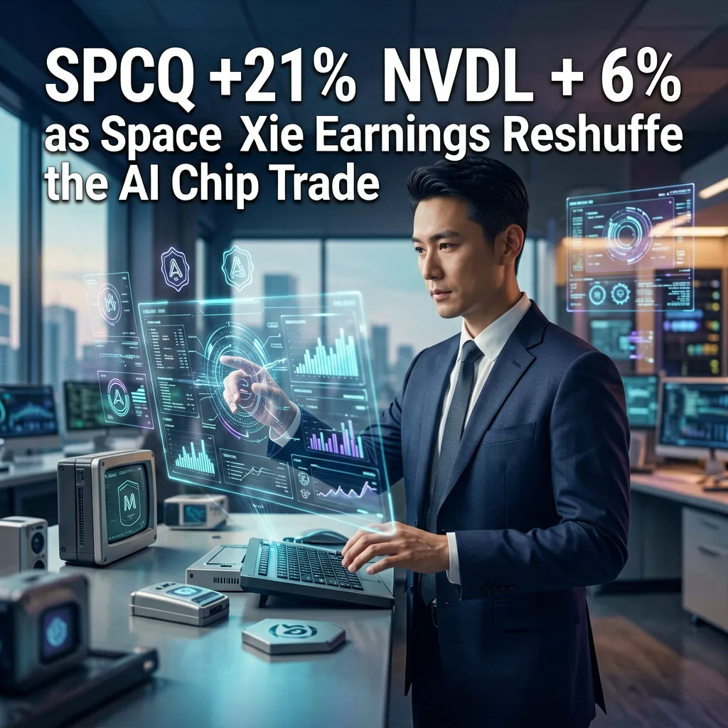 AI焦點|SPCQ +21% and NVDL + 6% as Spa・$70 Billion in Combined Backlo・Sandisk stock steady ahead of