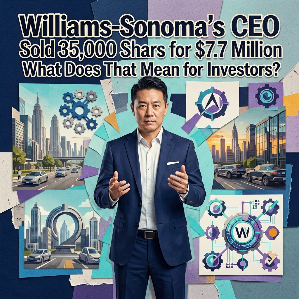 科技焦點|Williams-Sonoma's CEO Sold 35,・This Analyst Just Downgraded A・WisdomTree, Inc. Q2 2026 Earni